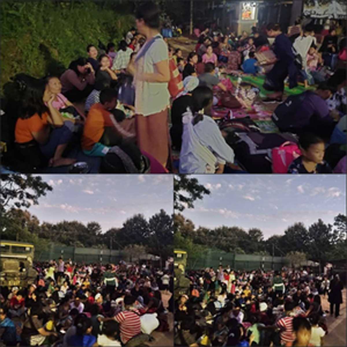 मणिपुर पुलिस की छापेमारी, अत्याचार के कारण सैकड़ों आदिवासी घर छोड़कर भाग गए मणिपुर पुलिस की छापेमारी, अत्याचार के कारण सैकड़ों आदिवासी घर छोड़कर भाग गए